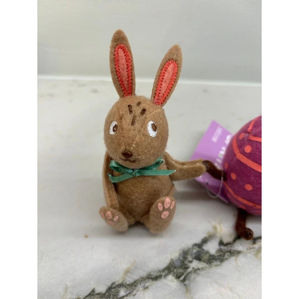Spring Easter Target Spritz Felt Duos: bunny + Egg, mushroom + frog